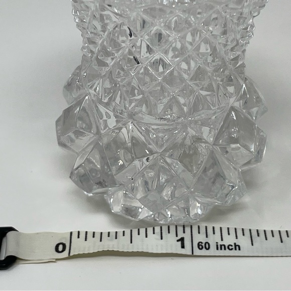 Vintage Bud Vase Princess House Crystal Glass Toothpick Holder - Picture 9 of 9